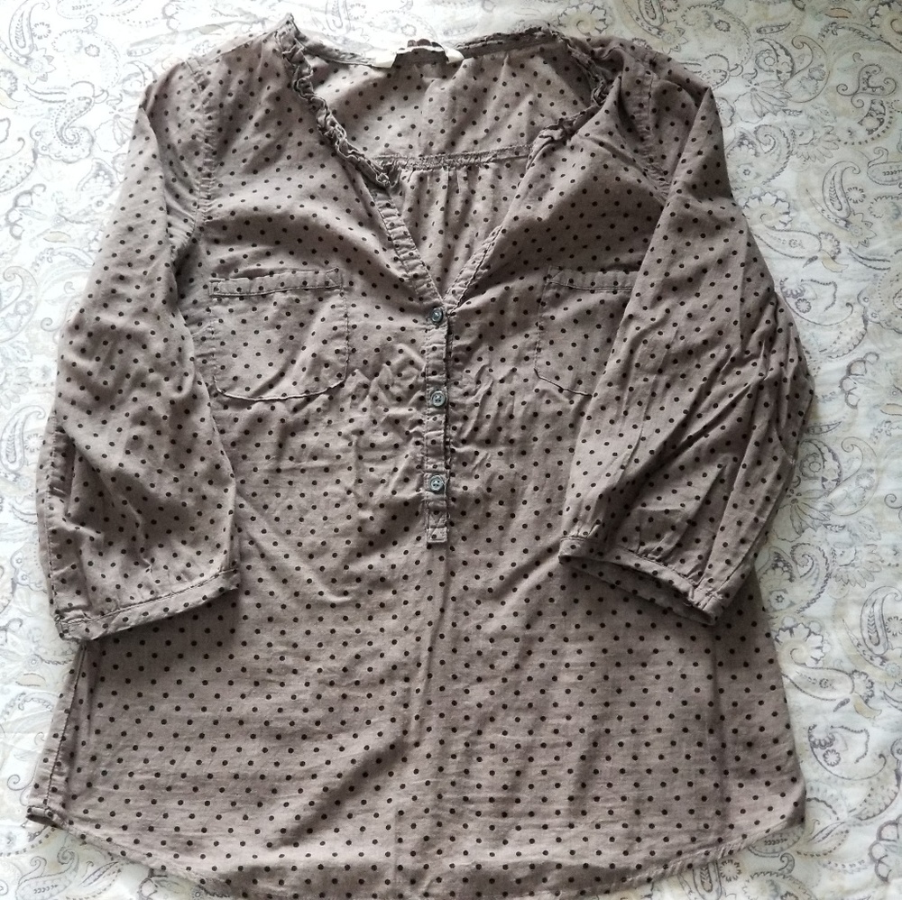 Old Navy 🔴4/20 Polka Dots blouse
